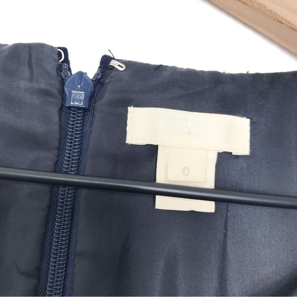 J.CREW COLLECTION Jewel Neck Short Sleeve Blouse Top 0 - Picture 7 of 9